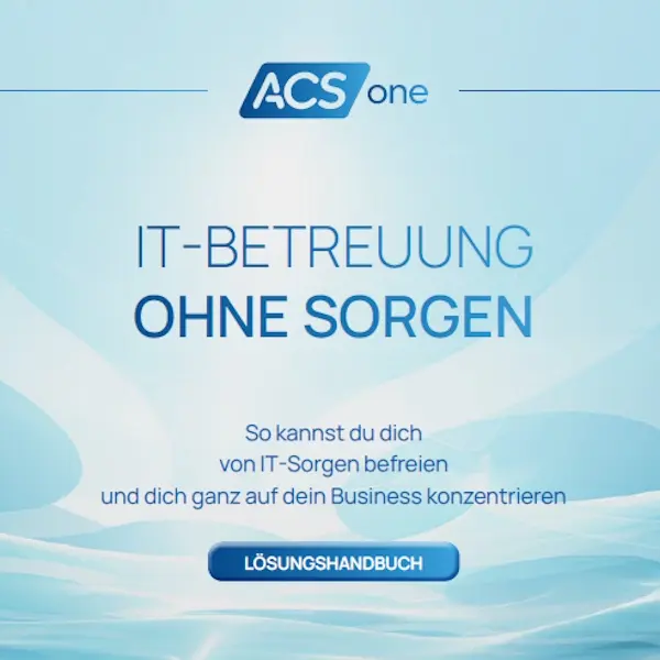 ACS One Betereuung ohne Sorgen